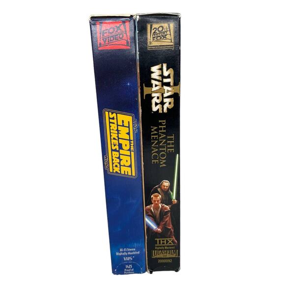 Star Wars VHS Bundle The Phantom Menace and The Empire Strikes Back - Picture 5 of 6